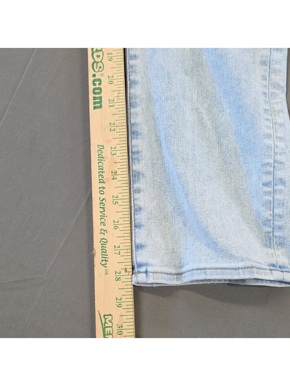 American Eagle Outfitters Real Good Slim Distressed Light Wash Stretch Jeans - Picture 9 of 9